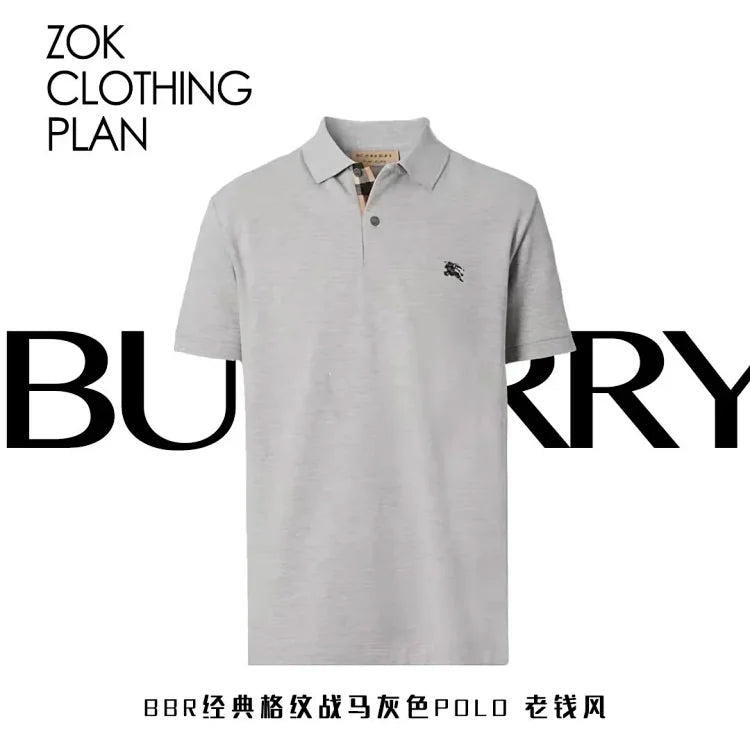zok 공장 / 버버리 남성 폴로넥 반팔 셔츠