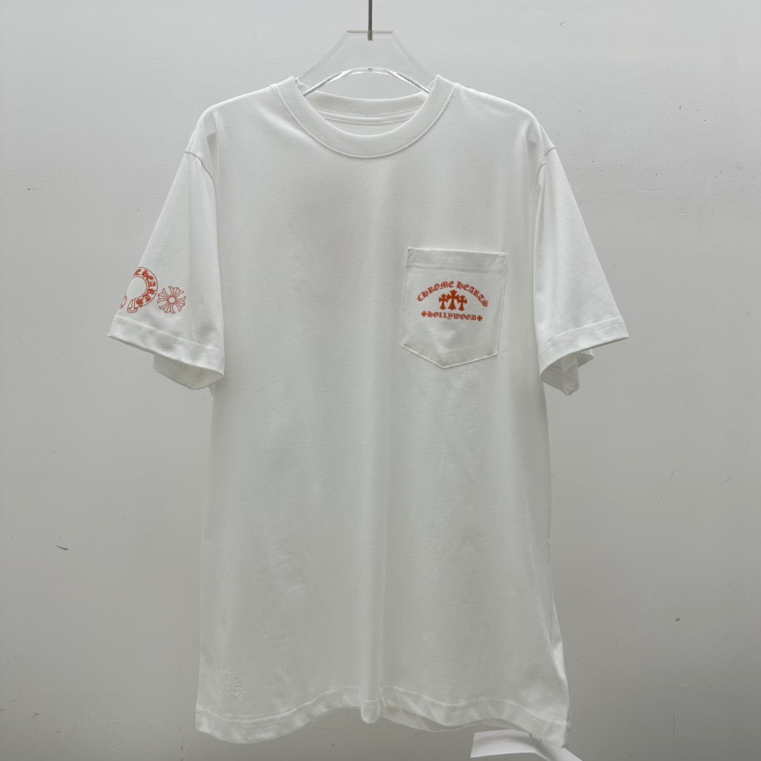 ZB / 크롬하츠 오리지널 오렌지삼십자 반팔 티셔츠 Tee