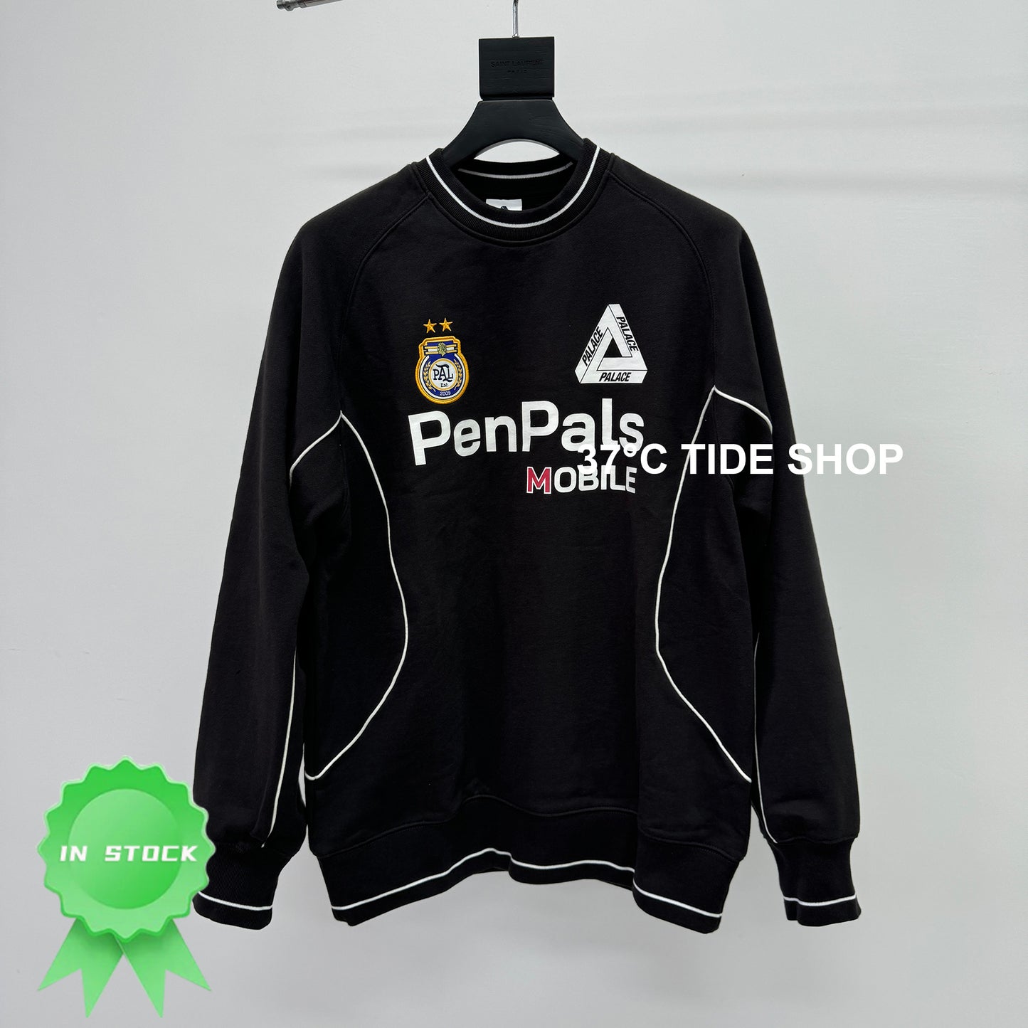 37도 / 팔라스 맨투맨 , P2438-PALACE SS24 PEN PALS CREW