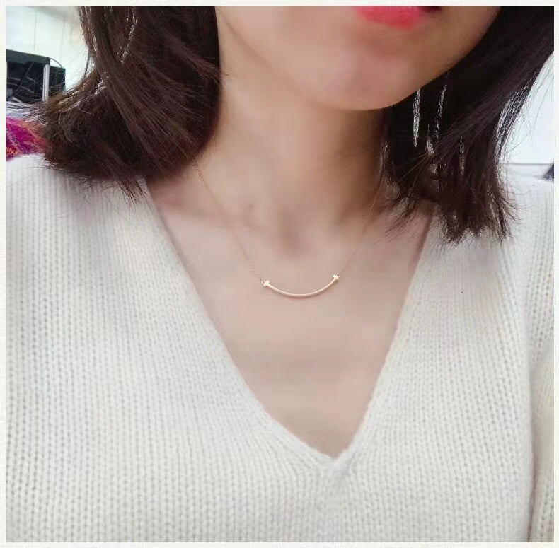 티파니 스마일 목걸이