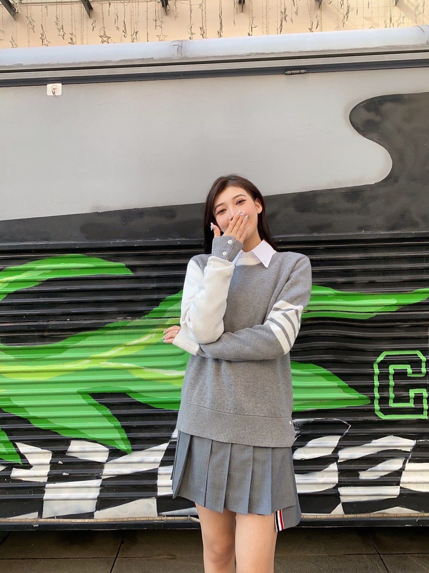 TJ / 톰브라운 스틱맨 시리즈 퓨어 코튼 스웨터