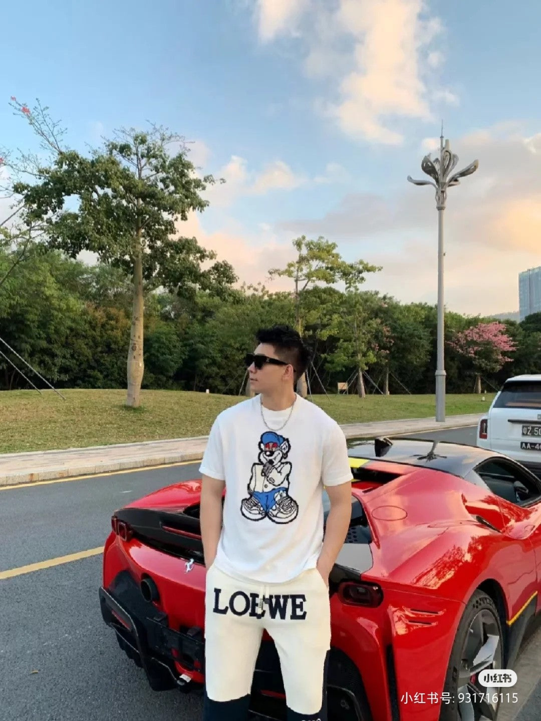 GTR / 루이비통 랩베어 만화 반팔티