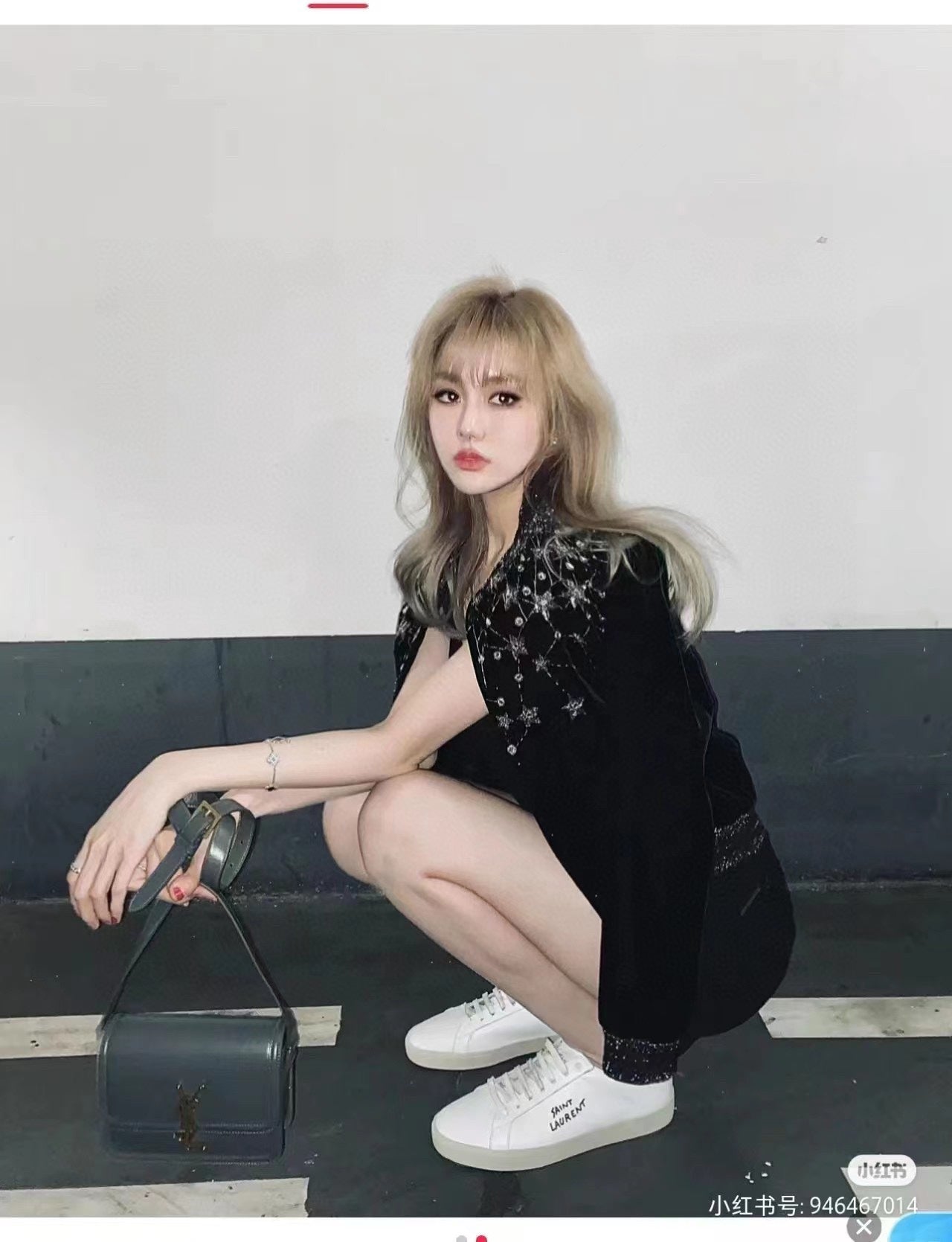 체인2호 / 입생로랑 벨벳 자켓, SAINT LAURENT SLP Saint Laurent