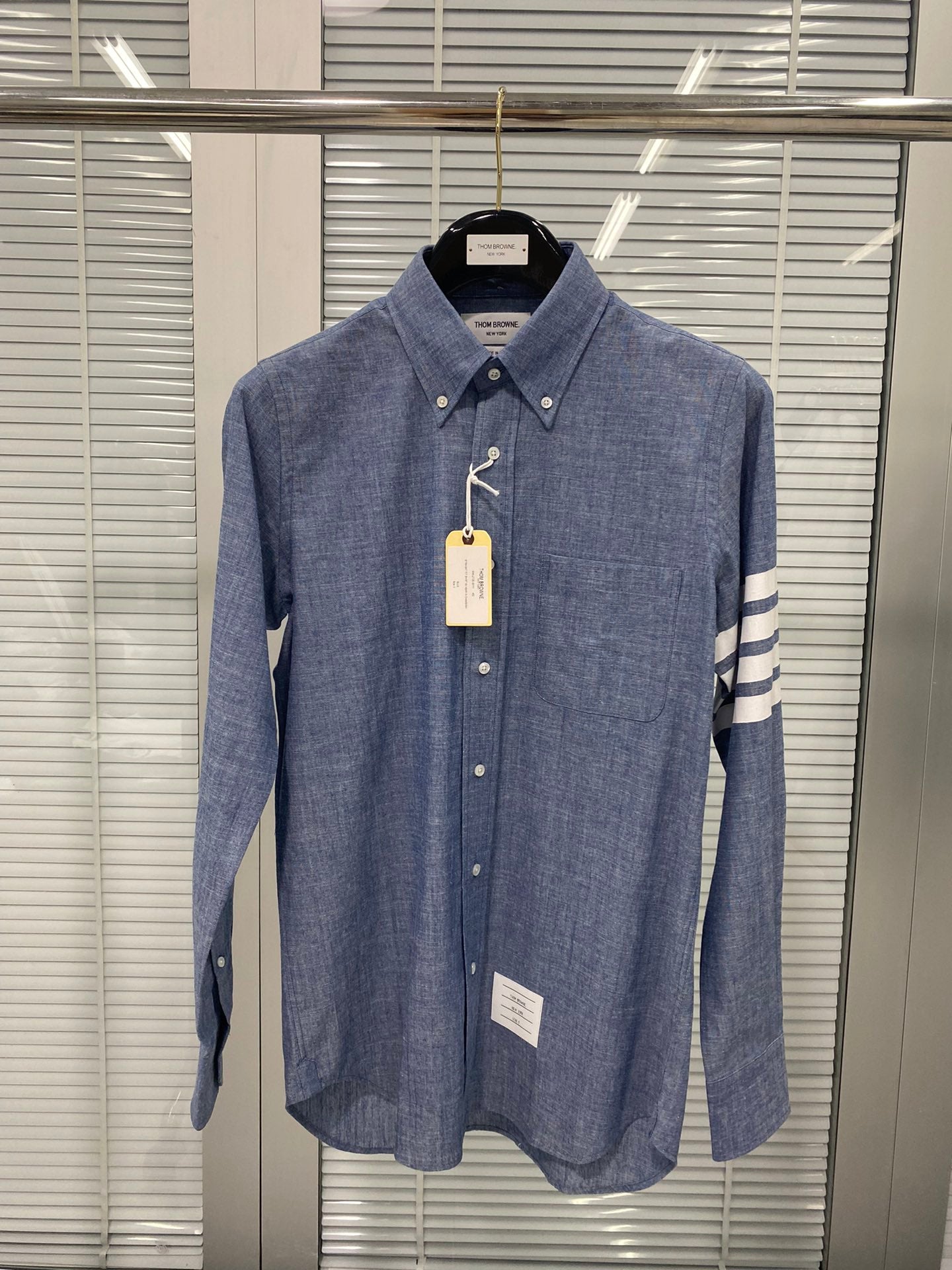 TJ / 톰브라운 포스트라이프 데님 블루 셔츠