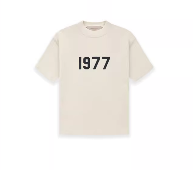 BY FOG ESSENTIALS8 시즌 재선 1977 루즈핏 기모 프린트 반팔=