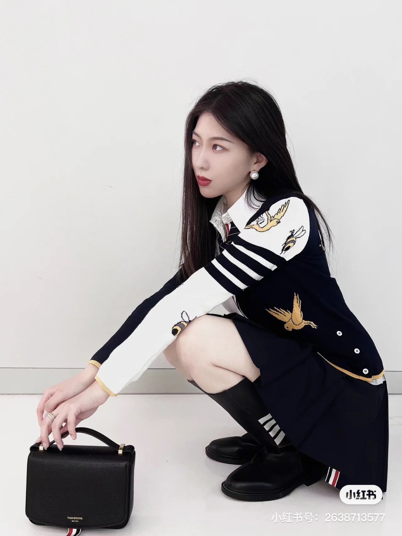 대리석 / 톰브라운 가디건