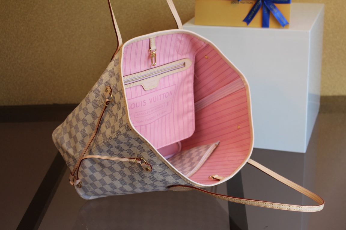 *벽 / 루이비통 숄더백 Neverfull MM Rose ballerina N41605
