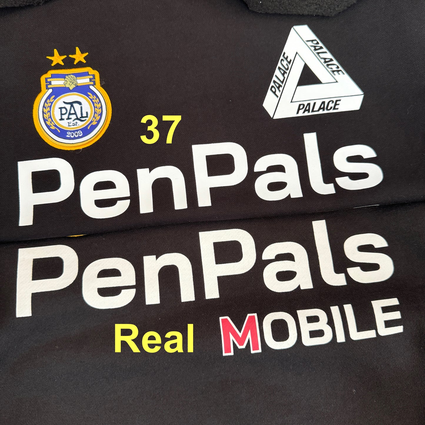 37도 / 팔라스 맨투맨 , P2438-PALACE SS24 PEN PALS CREW