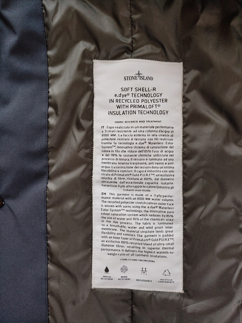 탑스토니 / 스톤아일랜드 소프트쉘 자켓, 23FW 41027 SOFT SHELL PADDED JACKET