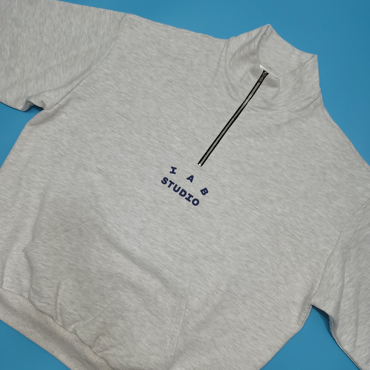 탑아이앱 / 아이앱 하프 집업 풀오버 라이트 그레이/ Half Zip-Up Pullover Light G