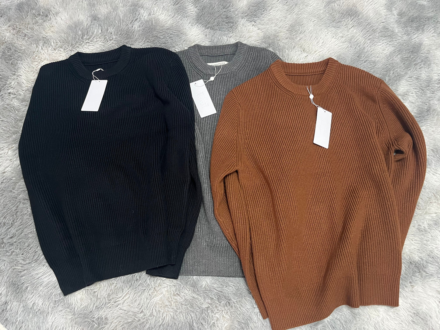 탑아키마 / 마르지엘라 23AW 사각스티치솔리드울풀오버니트