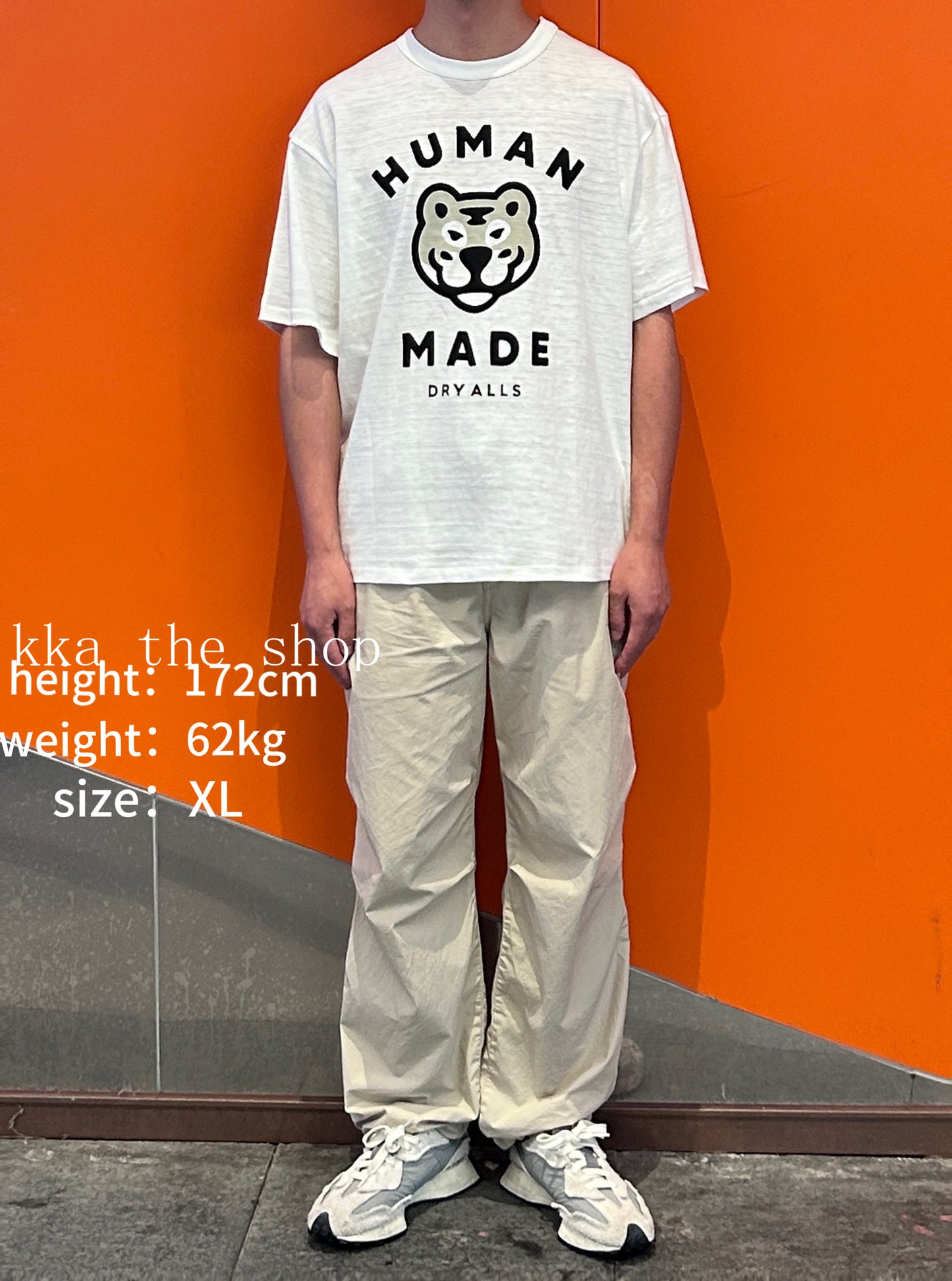 kka / 휴먼메이드 반팔티 , HUMAN MADE Tiger short sleeve black
