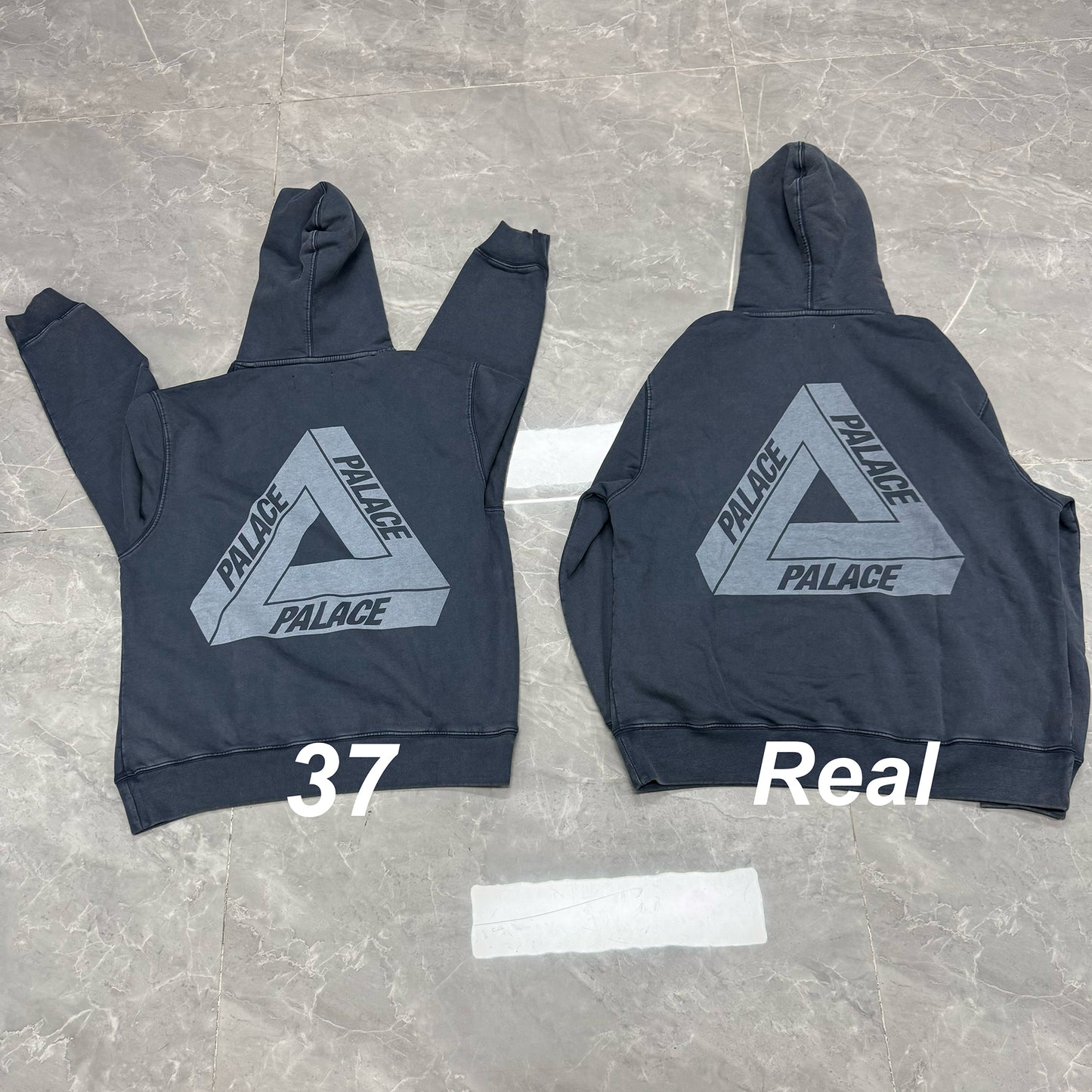 37도 / 팔라스 FW23 워싱 아웃 트라이퍼그 후드