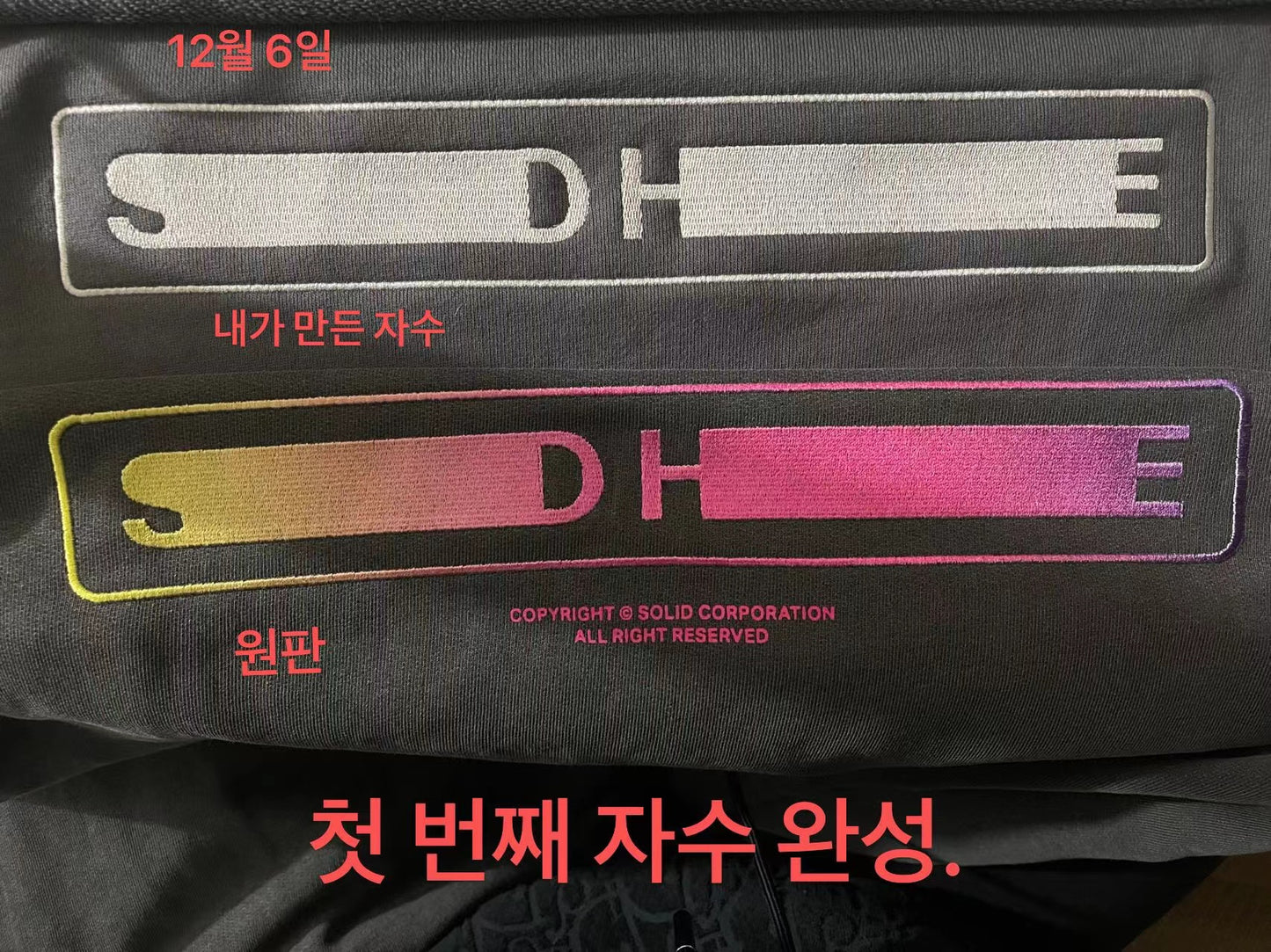 탑솔리드옴므 / 솔리드옴므 캐주얼 프린트 맨투맨 긴팔