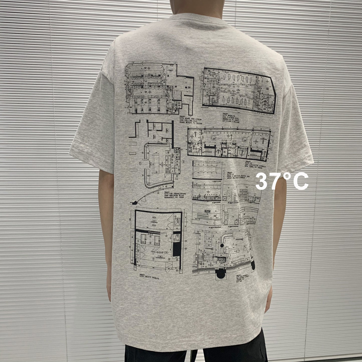 37도 / KITH TREATS ARCHITECT TEE