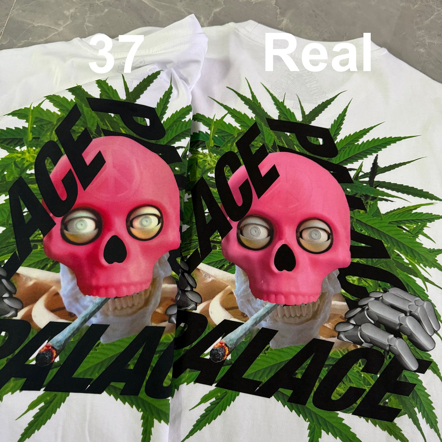 37도 / 팔라스 PALACE BAKED P3 T-SHIRT