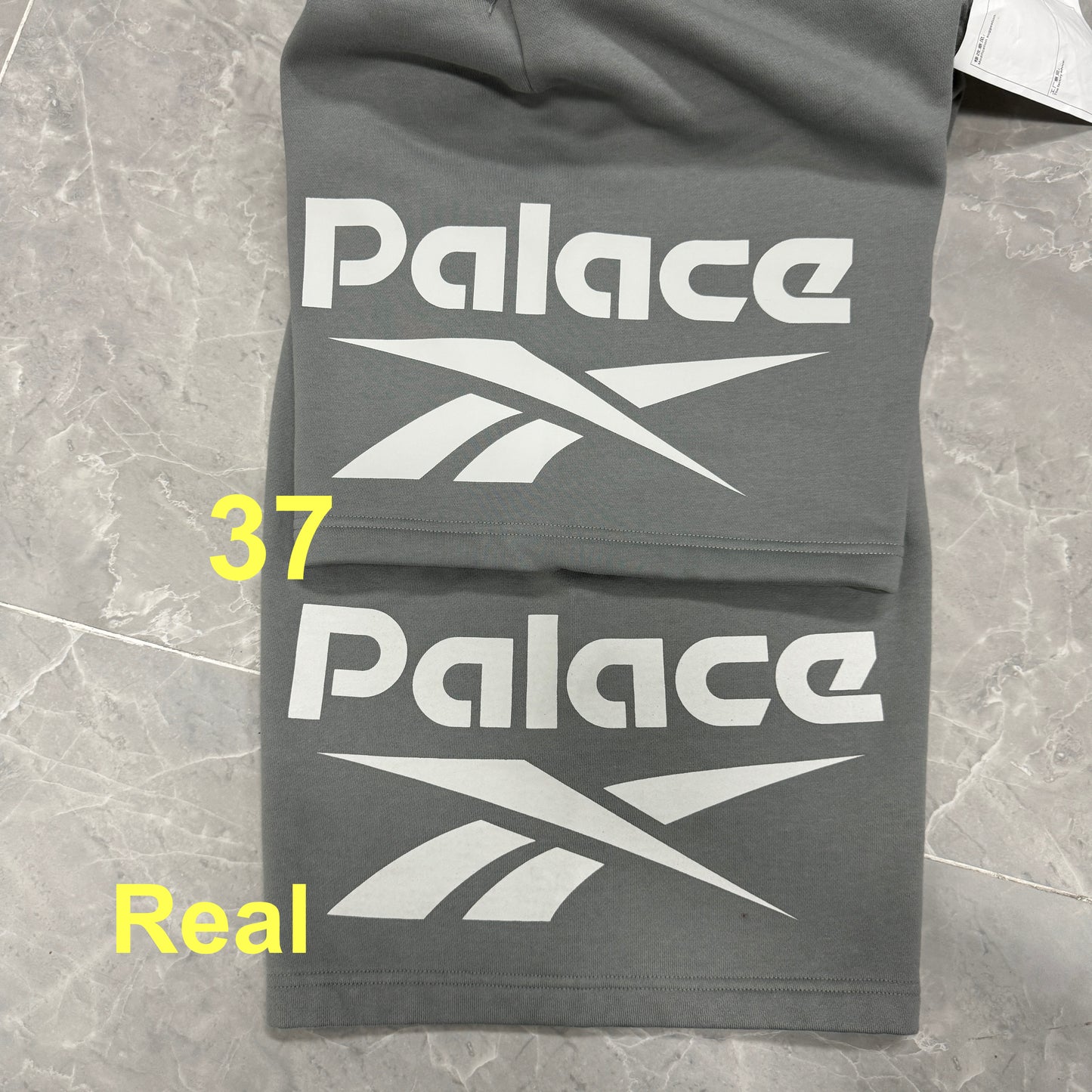37도 / 팔라스 리복 콜라보 반바지 , P2431-PALACE REEBOK SHORT