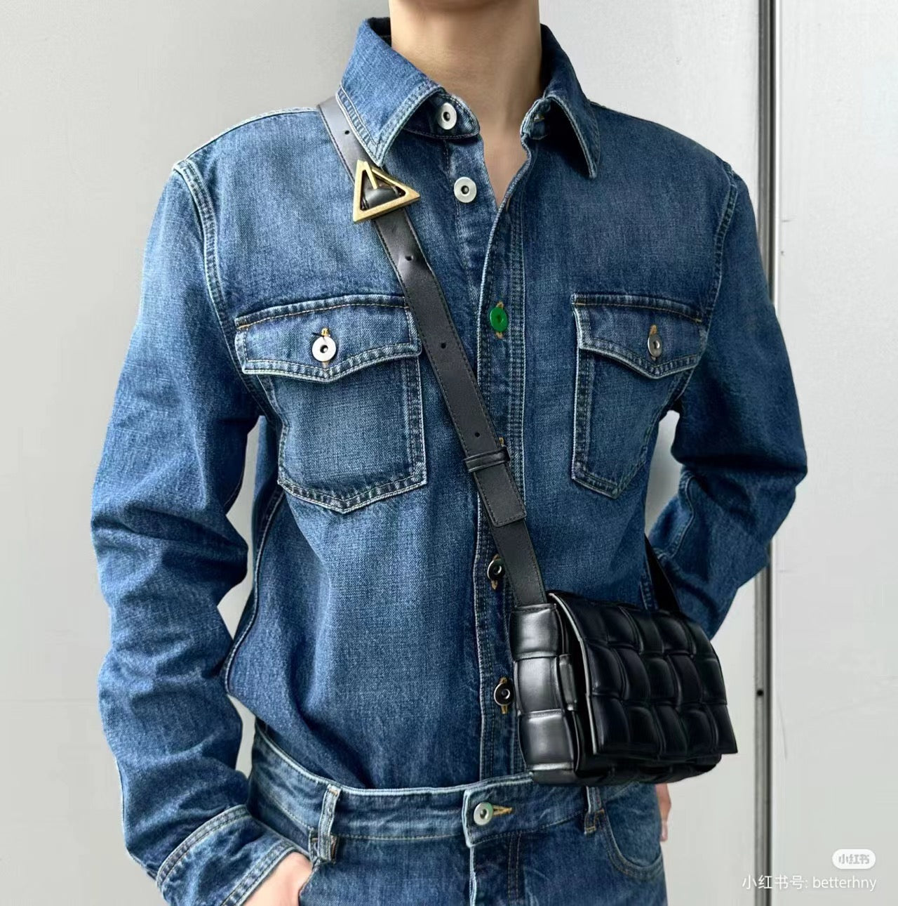 대리석 / 보테가베네타 데님셔츠