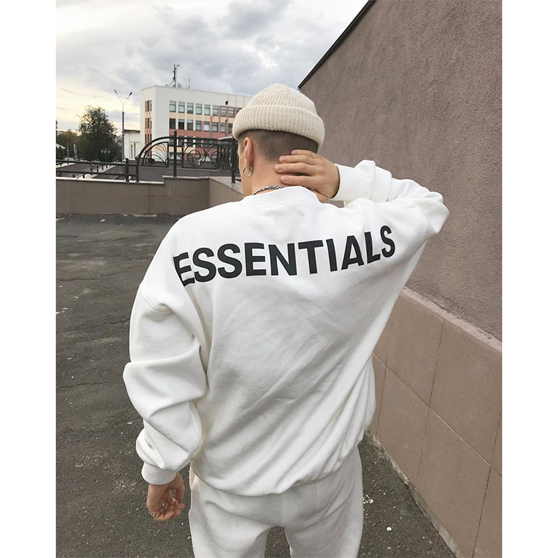 세나 / FOG ESSENTIALS FEAR OF GOD 더블 라인 하이 스트리트 3M 반사 프린트 레터 스웨터