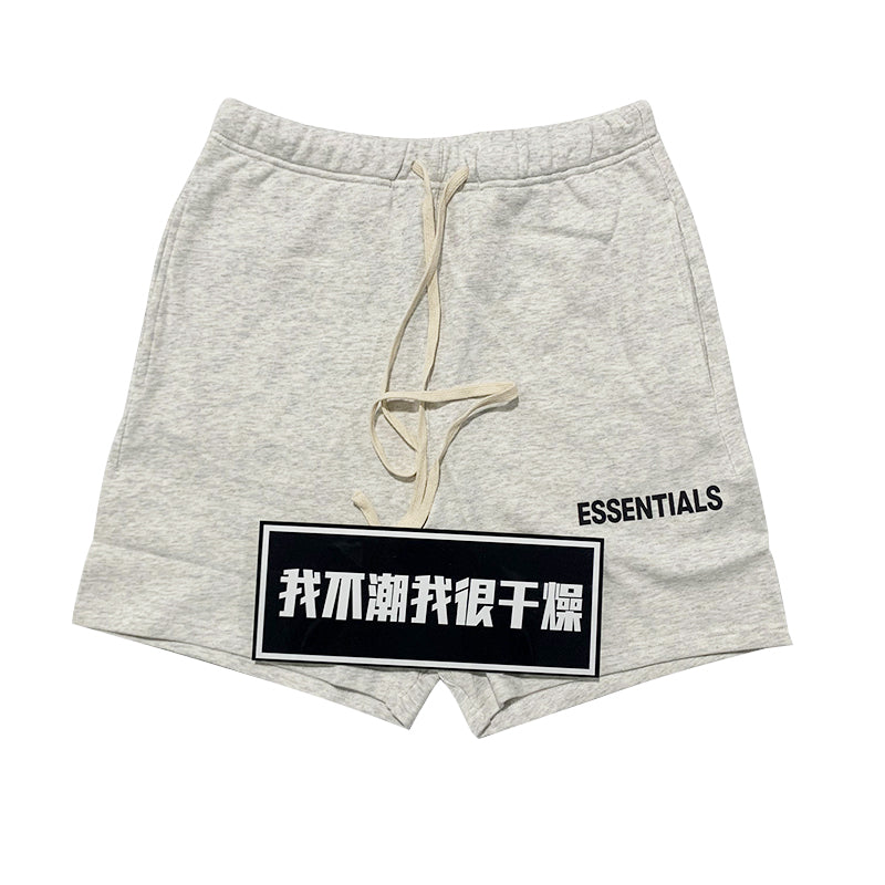 세나 / FOG ESSENTIALS FEAR OF GOD 이중선 문자 하이 스트리트 스포츠 캐주얼 반바지 남성 조수