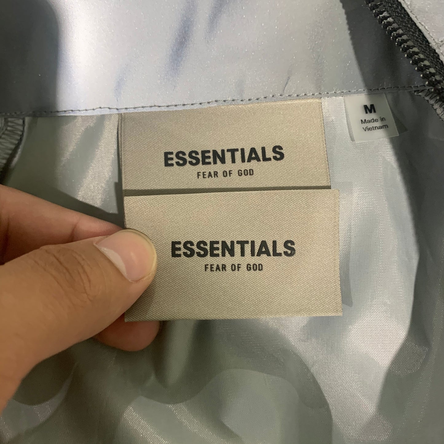 세나 / FOG ESSENTIALS FEAR OF GOD 더블 라인 하이 스트리트 캐주얼 3M 반사 반팔 폴로 셔츠