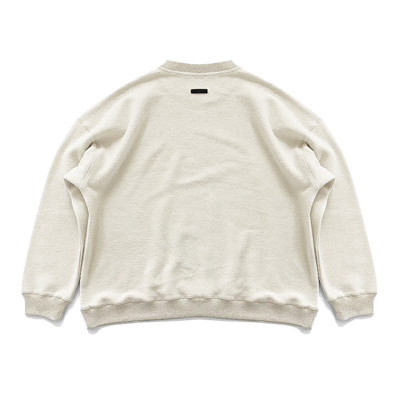 세나 / FOG FEAR OF GOD 일곱 번째 시즌 메인 라인 FG7C 플로킹 프린트 루즈 리버스 웨어 라운드넥 스웨터