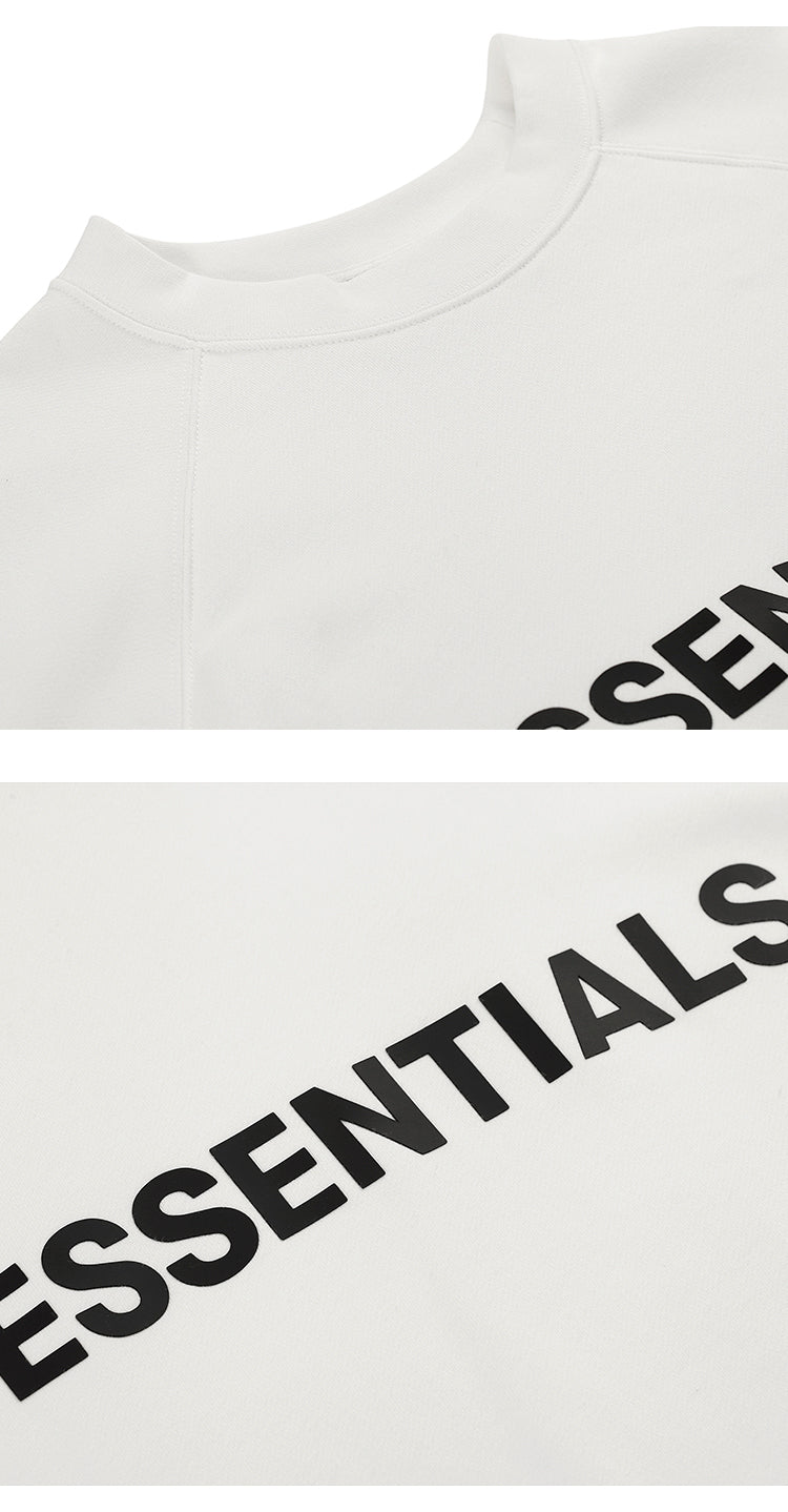 세나 / FOG ESSENTIALS FEAR OF GOD 일곱 번째 시즌 이중선 풀 문자 인쇄 스웨터
