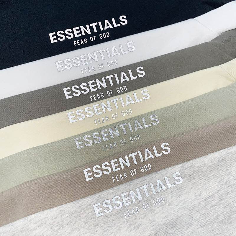 세나 / FOG ESSENTIALS FEAR OF GOD 더블 라인 하이 스트리트 캐주얼 3M 반사 반팔 폴로 셔츠