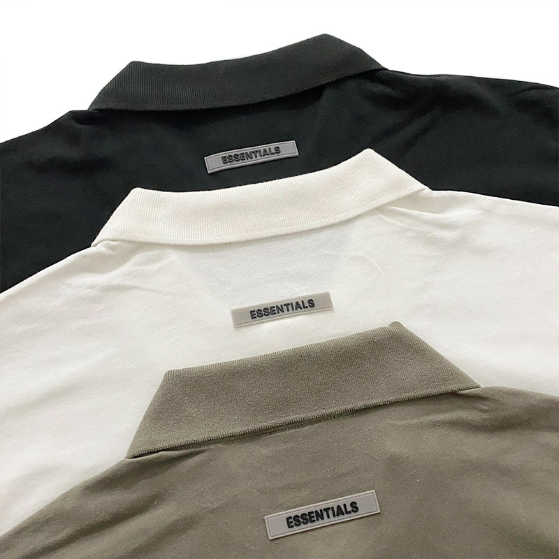 세나 / FOG ESSENTIALS FEAR OF GOD 더블 라인 하이 스트리트 캐주얼 3M 반사 반팔 폴로 셔츠