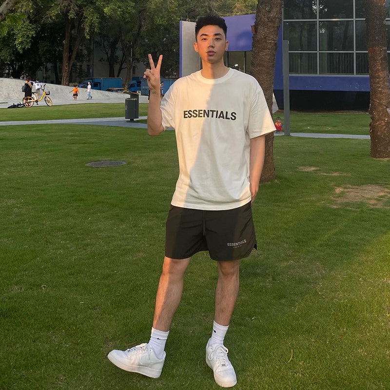 세나 / FOG FEAR OF GOD ESSENTIALS 더블 라인 일곱 번째 시즌 3M 반사 드로스트링 나일론 반바지
