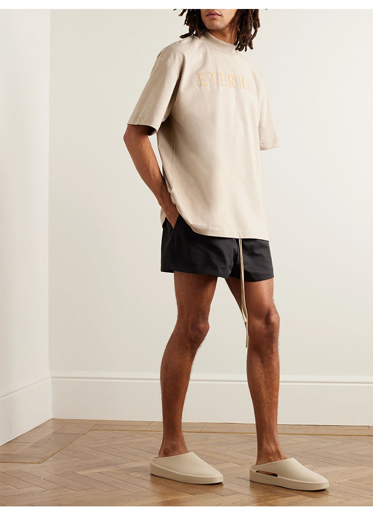 세나 / FOG FEAR OF GOD 시즌 8 메인 라인 하이 스트리트 루즈 캐주얼 영원한 Drawstring 나일론 반바지