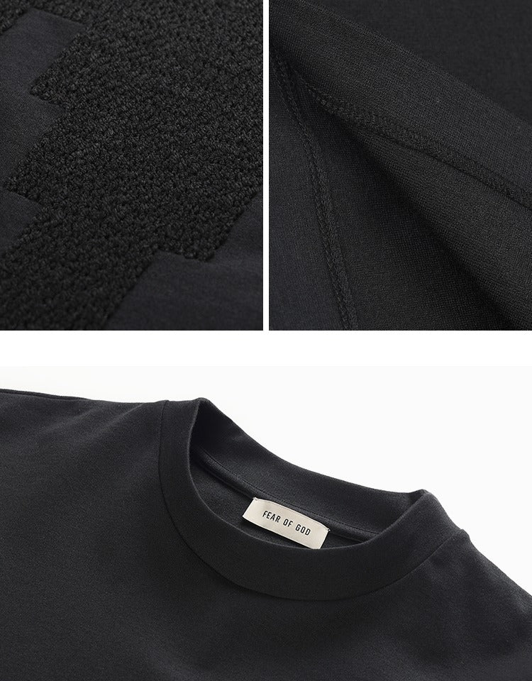 세나 / FEAR OF GOD FOG 시즌 8 메인 라인 하이 스트리트 캐주얼 루즈핏 인디고 이글 자수 반팔