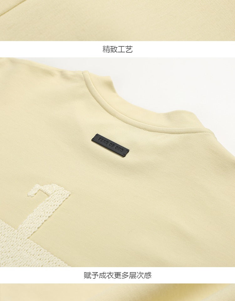 세나 / FEAR OF GOD FOG 시즌 8 메인 라인 하이 스트리트 캐주얼 루즈핏 인디고 이글 자수 반팔
