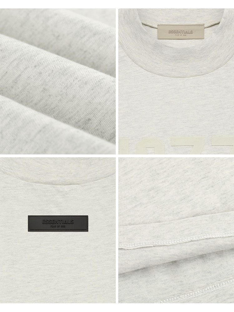 세나 / FOG ESSENTIALS 여덟 번째 시즌 더블 라인 하이 스트리트 루즈 캐주얼 1977 프린트 반팔 티셔츠 조수 브랜드