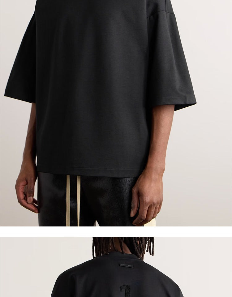 세나 / FEAR OF GOD FOG 시즌 8 메인 라인 하이 스트리트 캐주얼 루즈핏 인디고 이글 자수 반팔
