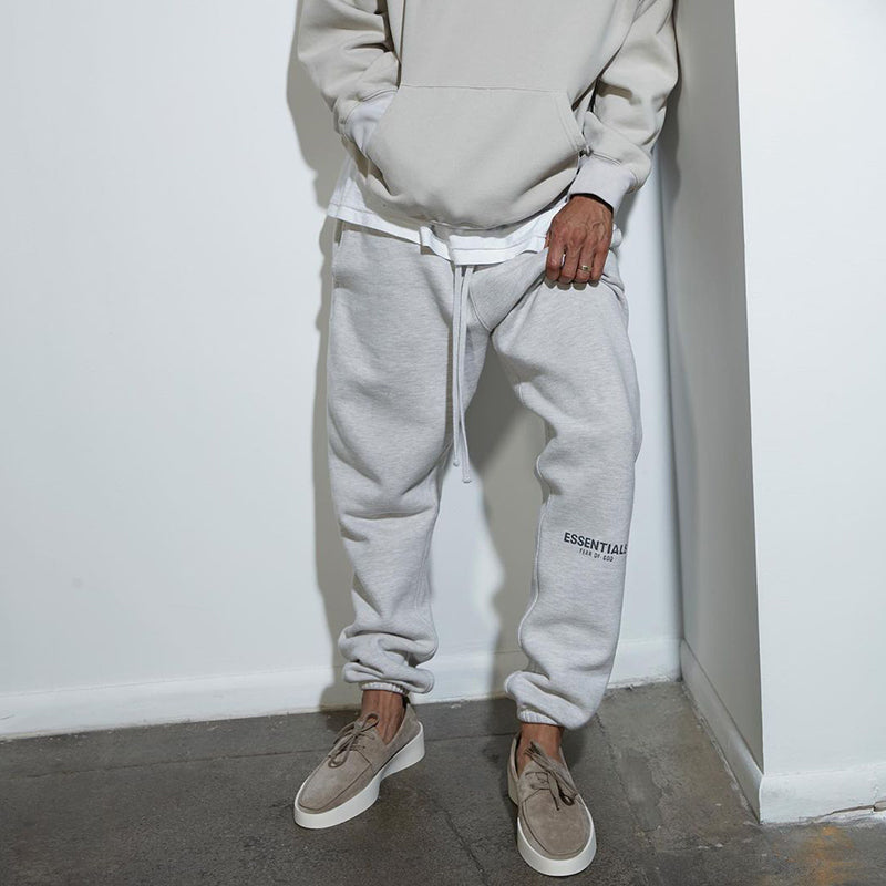 세나 / FOG ESSENTIALS FEAR OF GOD 일곱 번째 시즌 더블 라인 반사 문자 스포츠 바지