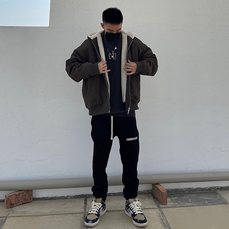 세나 / FOG ESSENTIALS FEAR OF GOD 더블 라인 하이 스트리트 팬츠 레터 루즈 캐주얼 바지