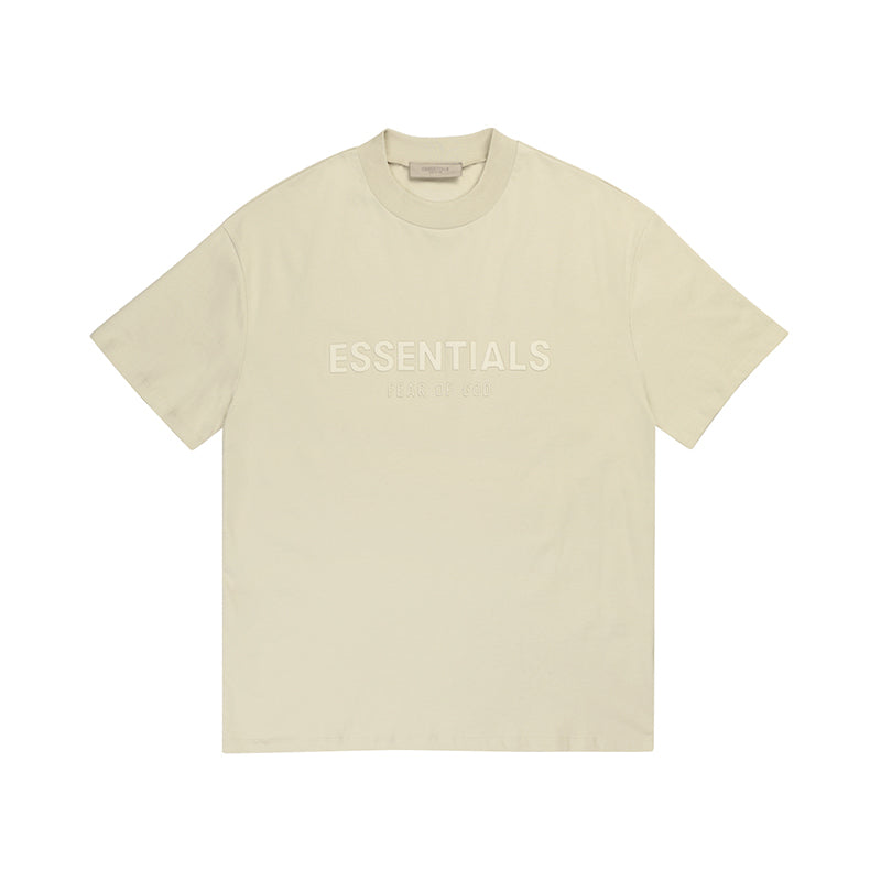 세나 / FOGESSENTIALS 여덟 번째 시즌 더블 라인 루즈 스포츠 상하이 한정 플로킹 프린트 반팔 티셔츠