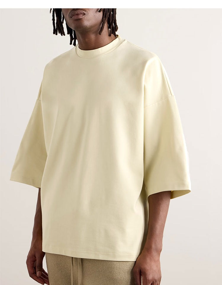 세나 / FEAR OF GOD FOG 시즌 8 메인 라인 하이 스트리트 캐주얼 루즈핏 인디고 이글 자수 반팔
