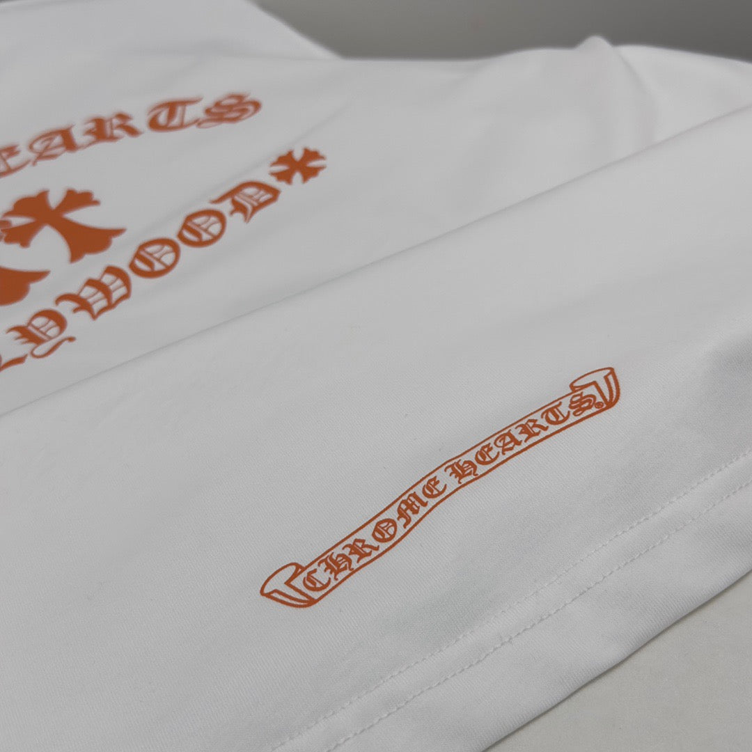 ZB / 크롬하츠 오리지널 오렌지삼십자 반팔 티셔츠 Tee