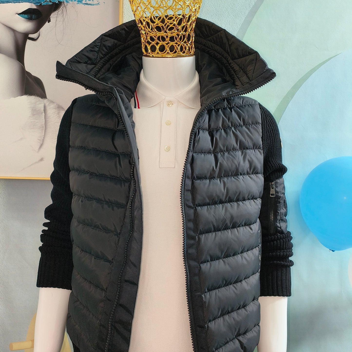 탑몽*x/몽*레어 남성 Hooded Cardigan 후드 조인트 재킷