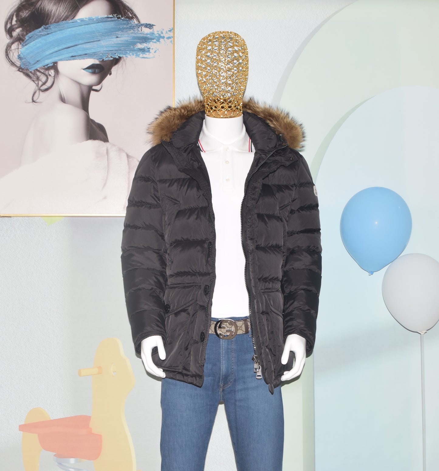 탑몽*x / 몽*레어 클루니 패딩 , 다운 패딩