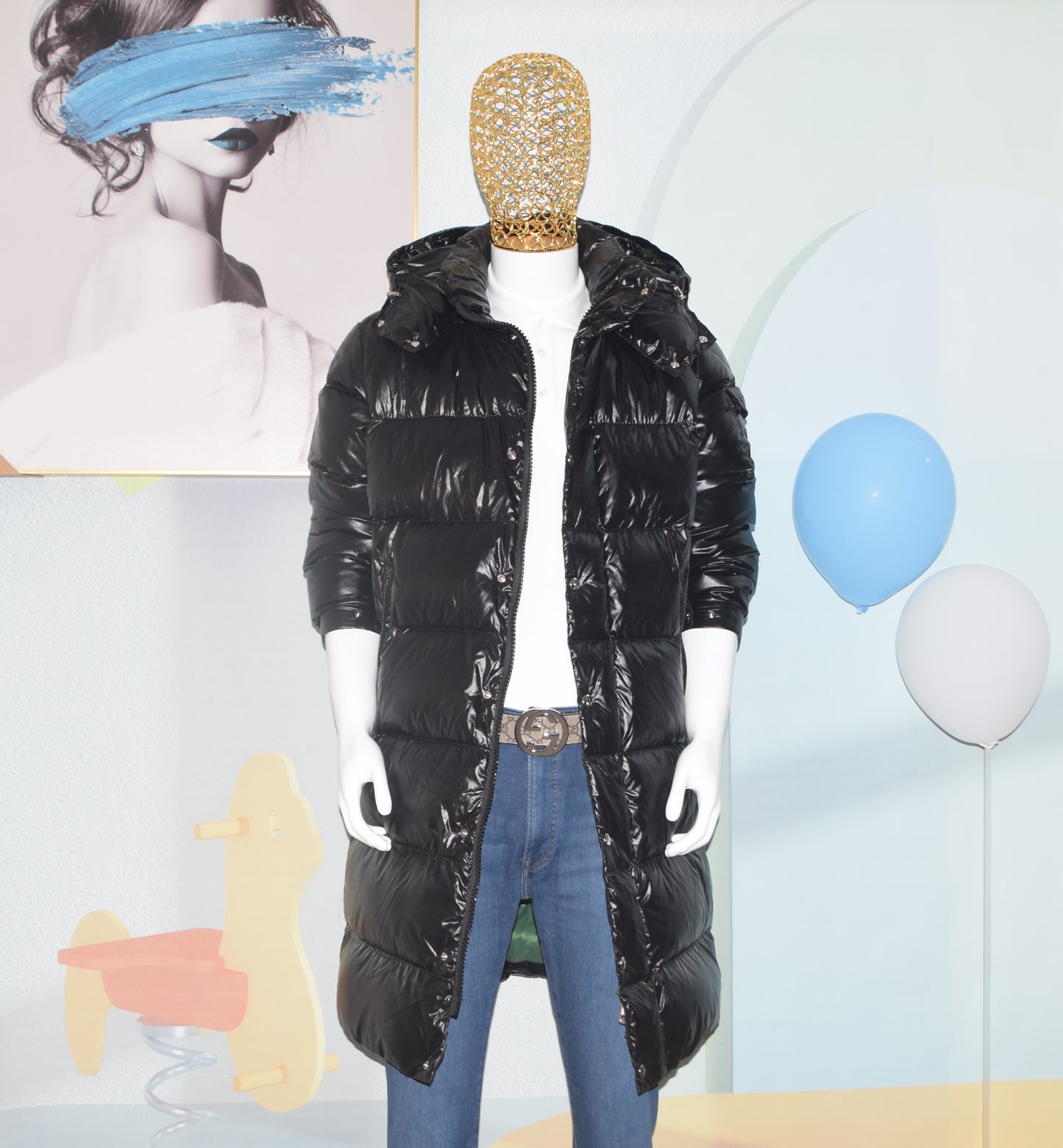 탑몽*x / 몽*레어 남성 Hano Down Jacket 롱패딩 재킷