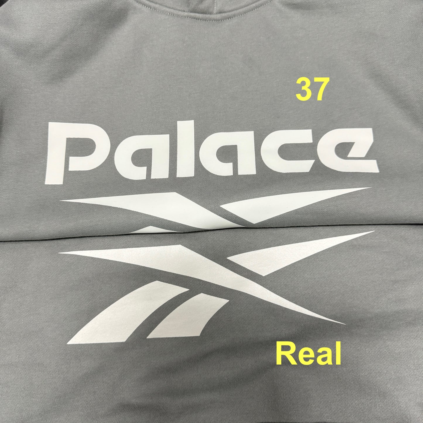 37도 / 팔라스 리복 콜라보 후드 , P2432-PALACE REEBOK Hoodie