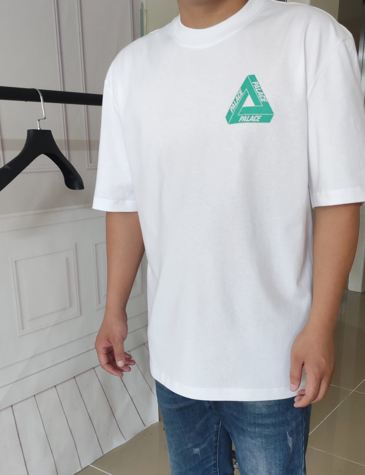 탑팔라스 / 팔라스 반팔티 , Palace Reacto Tri-Ferg T-Shirt White