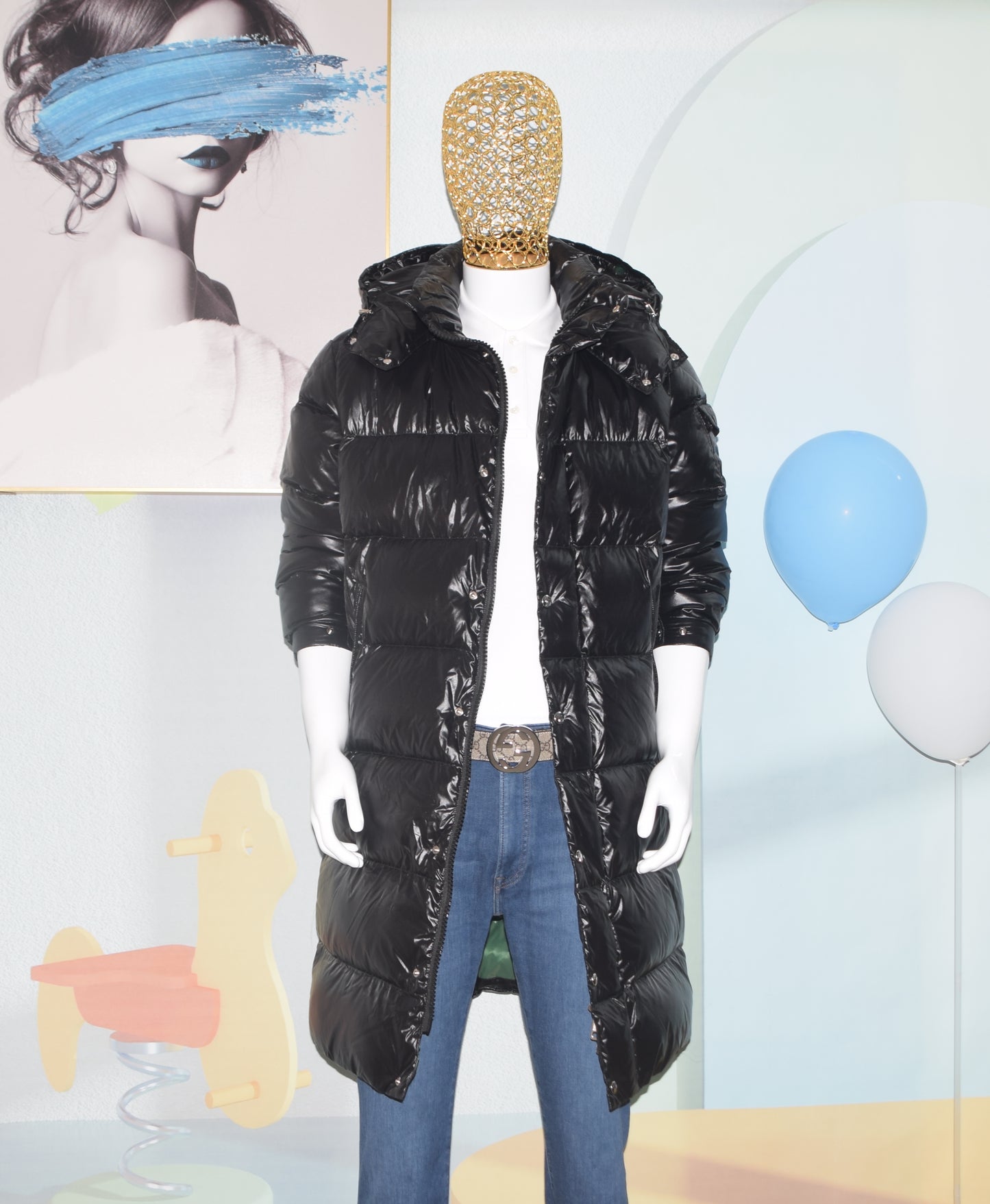 탑몽*x / 몽*레어 남성 Hano Down Jacket 롱패딩 재킷