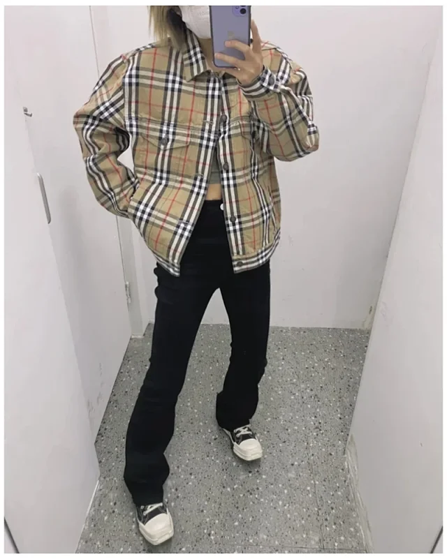 타일공장 / 버버리 남성 체크 자켓