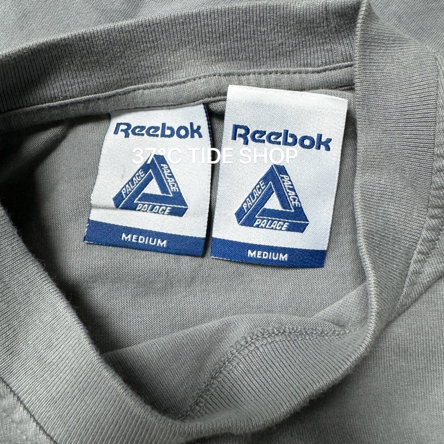 37도 / 팔라스 리복 콜라보 반팔티 , P2430-PALACE REEBOK T-SHIRT