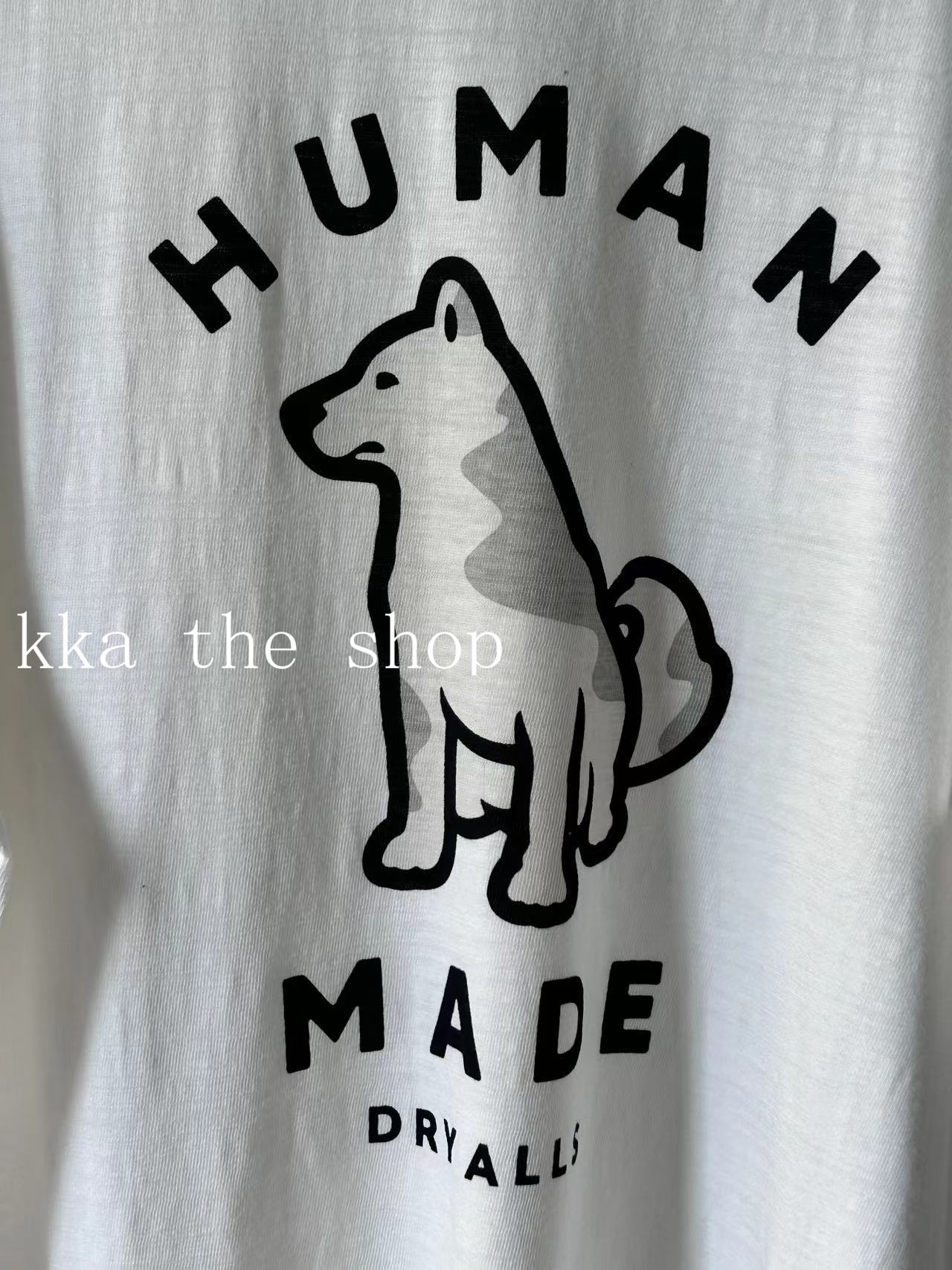 kka / 휴먼메이드 반팔티 , HUMAN MADE Jindo dog