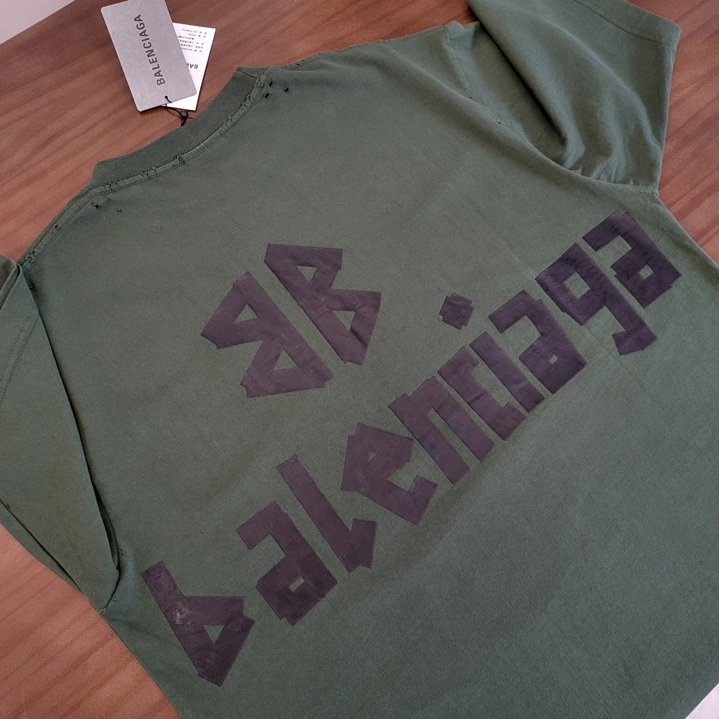 GTR / 발렌시아가 반팔티 , BLCG 24SS 테이프 반소매